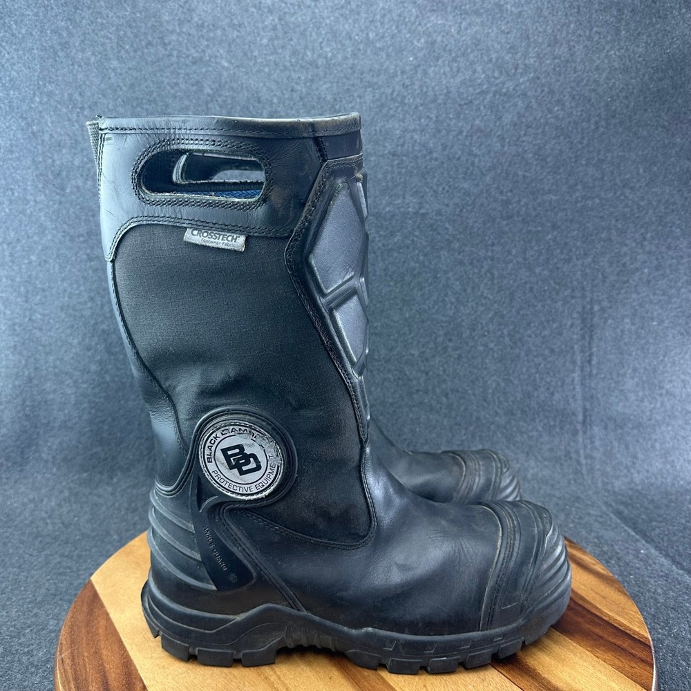 Black Diamond X2 Leather Structural Firefighting Boots 277-0912 Size 10M